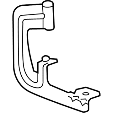 GM 22956467 Running Board Bracket, Black
