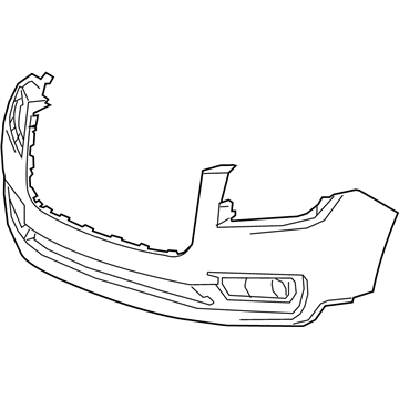GMC Acadia Bumper - 23350830