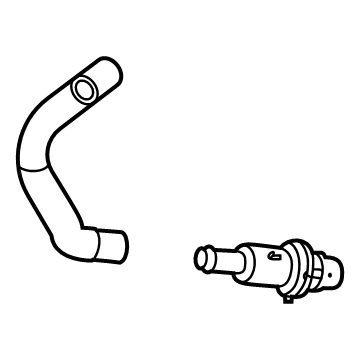 2024 Chevy Corvette Radiator Hose - 84660335
