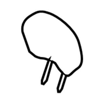 Buick 89043341 Headrest Pad