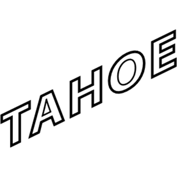 Chevy 84214128 Nameplate