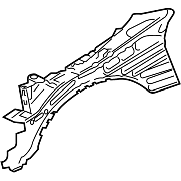 GM 23470020 Upper Rail, Front Driver Side