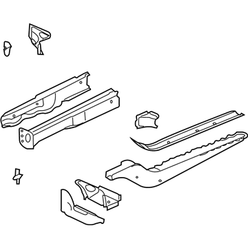 GM 22772868 Rail Assembly, Front Passenger Side