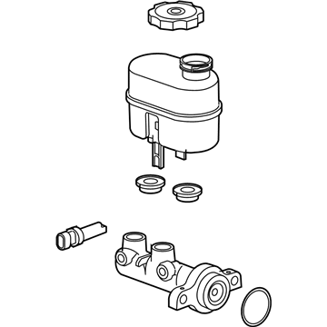 2009 Cadillac XLR Brake Master Cylinder - 19418187