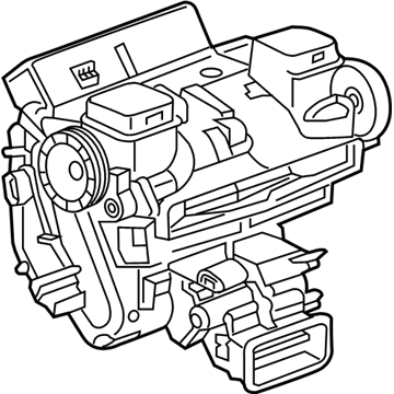 GM 84110382 A/C & Heater Case