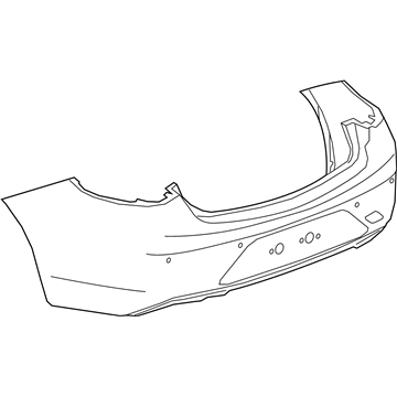 GM 39145312 Bumper Cover, Rear