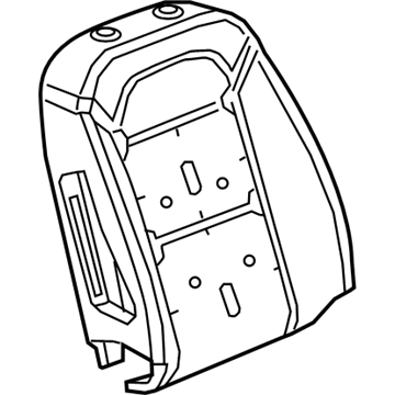 Chevy 84573746 Seat Back Pad