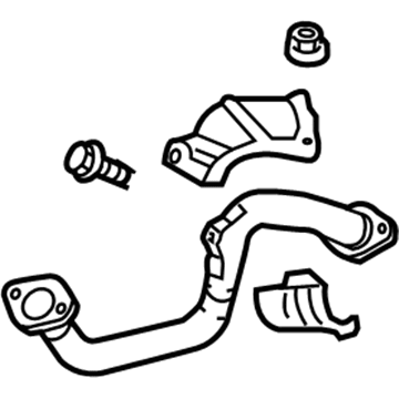 Pontiac 88975820 Front Pipe