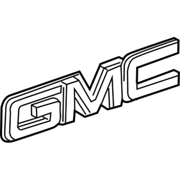 GM 23122158 Emblem, Rocket Red
