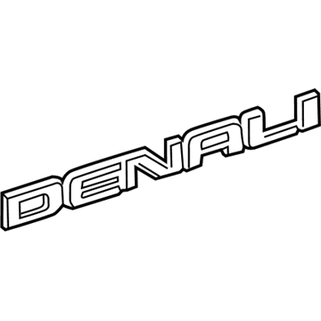 GM 20930232 Nameplate