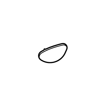 GM 84373724 Handle, Inside Cap, Jet Black, Passenger Side