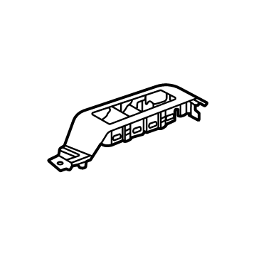 GM 84704104 Switch Panel, Jet Black, Front Driver Side