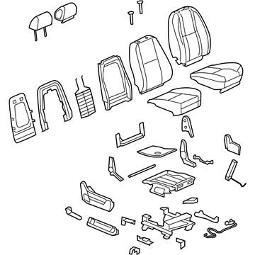 Chevy 25826296 Seat Assembly