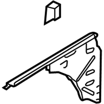 GM 25829790 Upper Rail, Front Outer Driver Side