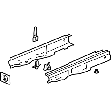 GM 19120519 Front Rail, Passenger Side