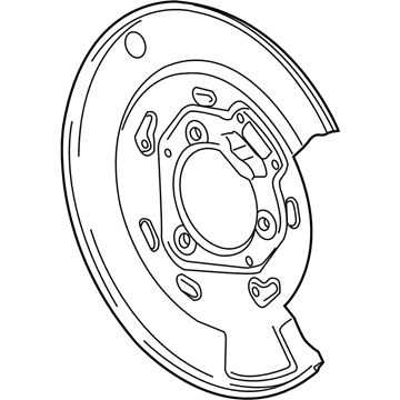 Cadillac SRX Brake Backing Plate - 20921105