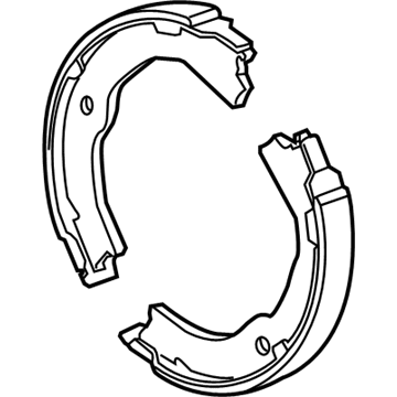 Cadillac Parking Brake Shoe - 20921108