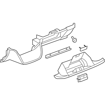 GMC 20925900 Glove Box Assembly