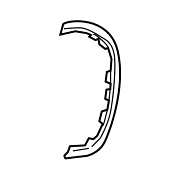 GM 42443479 Applique, Silver, Passenger Side