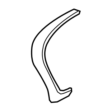 GM 42443478 Applique, Silver, Driver Side