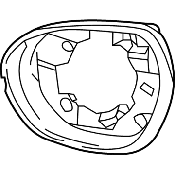 GM 23228350 Bezel, Rear Driver Side