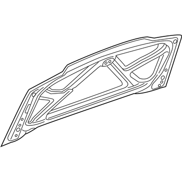 GM 23355657 Trunk Lid, Rear