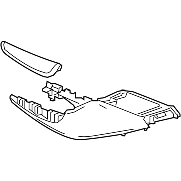 Chevy Malibu Center Console - 84202639