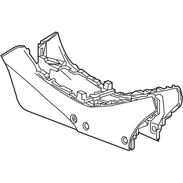GM 23409417 Center Console, Front