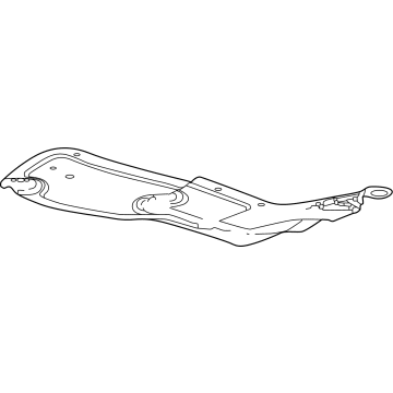 GM 23363171 Under Cover, Passenger Side