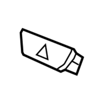 GM 84428085 Hazard Switch, Jet Black
