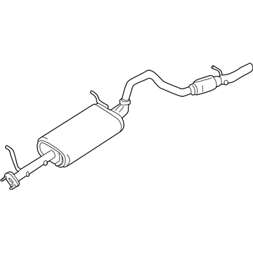 Chevy Tracker Exhaust Pipe - 91176510