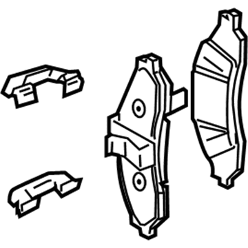 2004 Pontiac GTO Brake Pad - 92155977