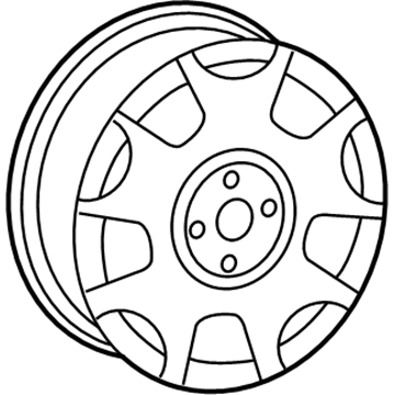 2005 Saturn Ion Spare Wheel - 9595916