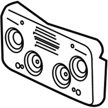 GM 23407723 License Bracket, Front