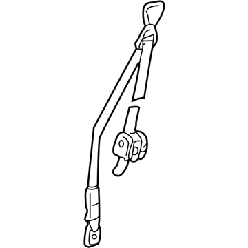2005 Chevy Monte Carlo Seat Belt - 88955832