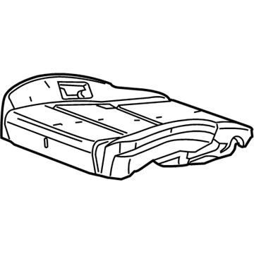 Cadillac Seat Cushion Pad - 23113347