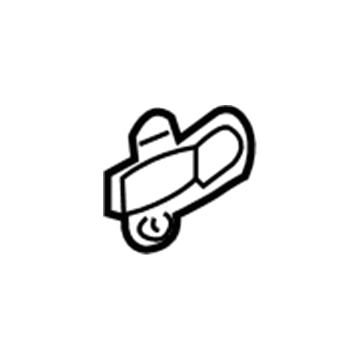 GM 15745358 Seat Belt Guide, Front