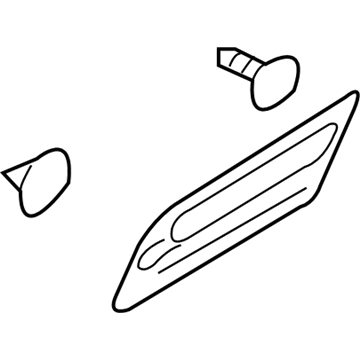 GM 20881029 Grille, Front Driver Side