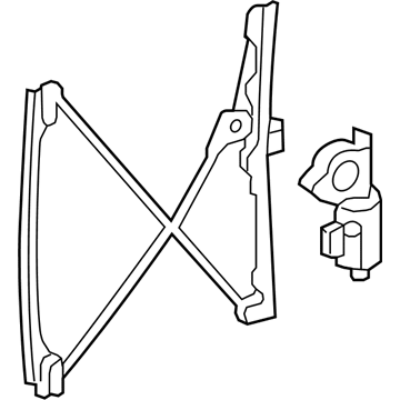 Chevy Silverado 1500 Window Regulator - 20914716