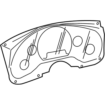 GMC Savana 3500 Instrument Cluster - 9370125