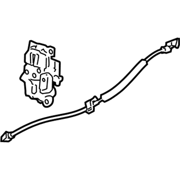 GM 25876393 Lock Actuator, Rear Driver Side