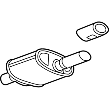 Buick 22846891 Rear Muffler