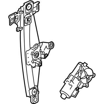 Cadillac Window Regulator - 22912131