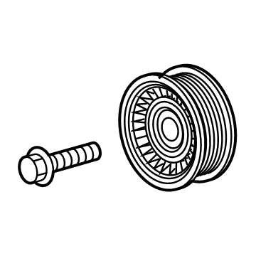 Chevy Silverado 1500 A/C Idler Pulley - 12720530