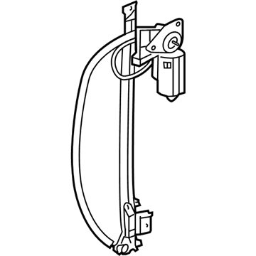Chevy Trailblazer Window Regulator - 19301979