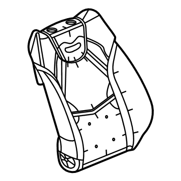 GM 87822069 Seat Back Pad, Front Passenger Side