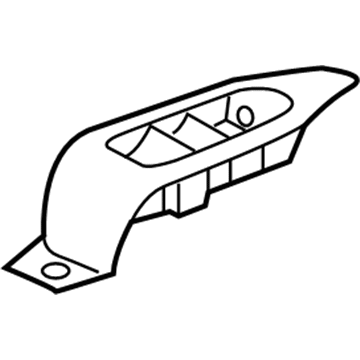 GM 26209999 Switch Bezel, Passenger Side