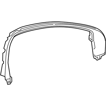 GM 26688654 Upper Molding, Front Driver Side