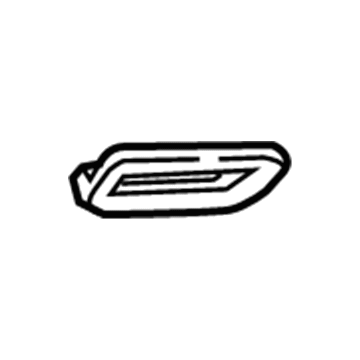 GM 90926721 Memory Switch Bezel, Jet Black