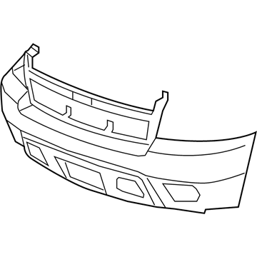 2008 Chevy Tahoe Bumper - 25836805
